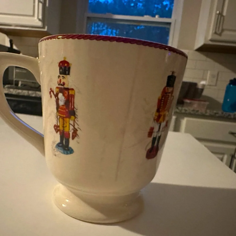 Williams Sonoma nutcracker mug